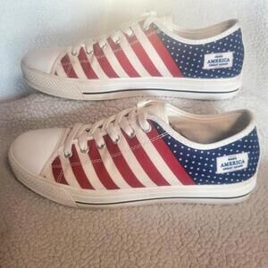 Make America Great Again Women's Sneakers Red/White/Blue MAGA Patriotic - Size 7